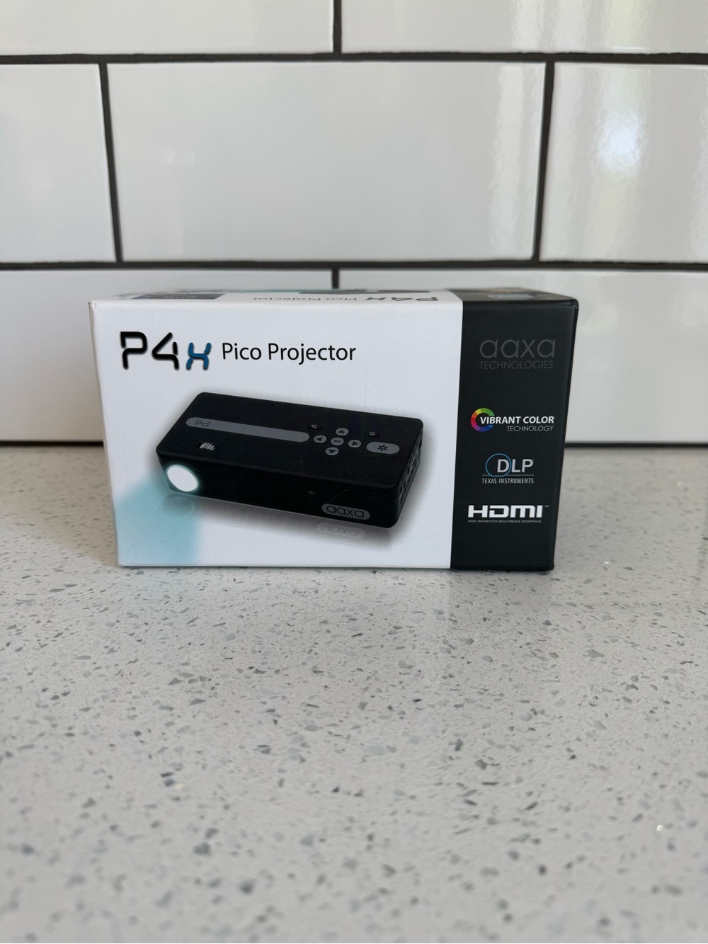 AAXA P4X Pico Projector – Portable Mini Projector – EUC
